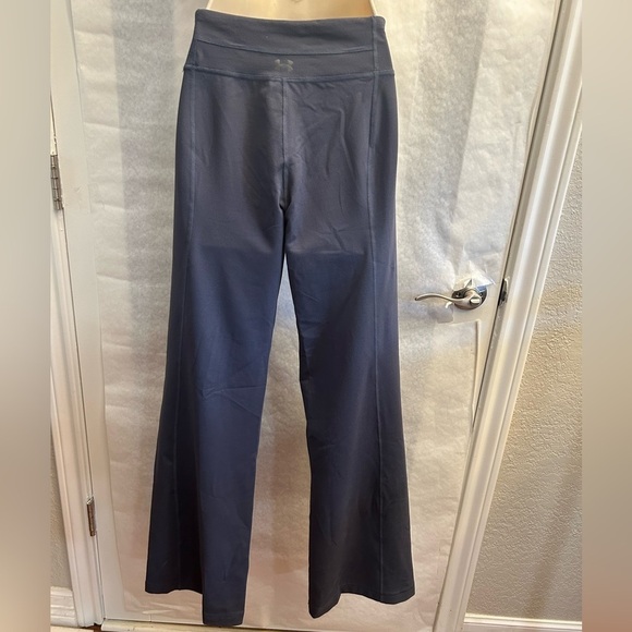 Under Armour grey Wide Leg Pants Effortless Style full length leggings Sz-S. T5 - Picture 2 of 11